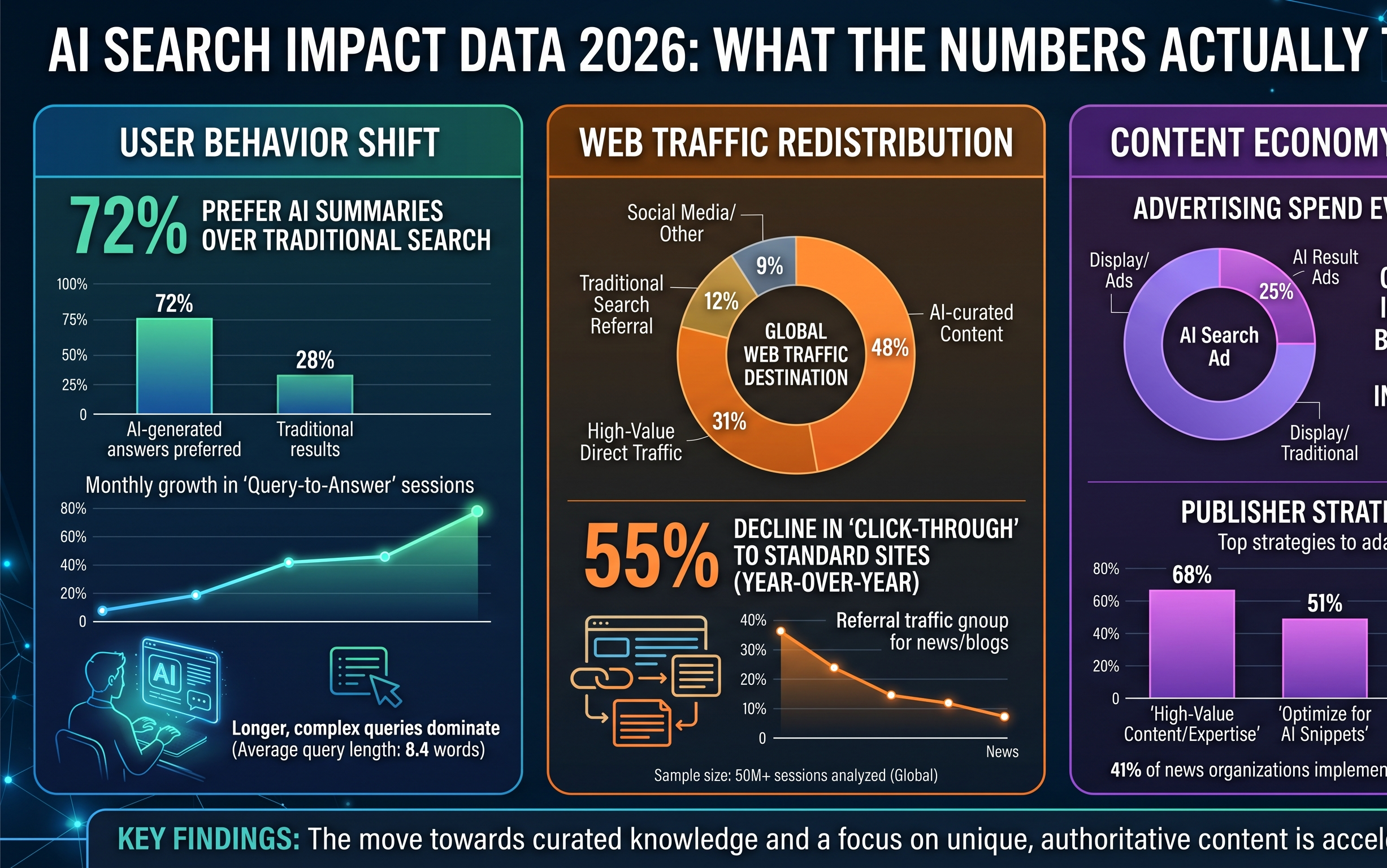 AI Search Impact Data 2026: What the Numbers Actually Tell Us